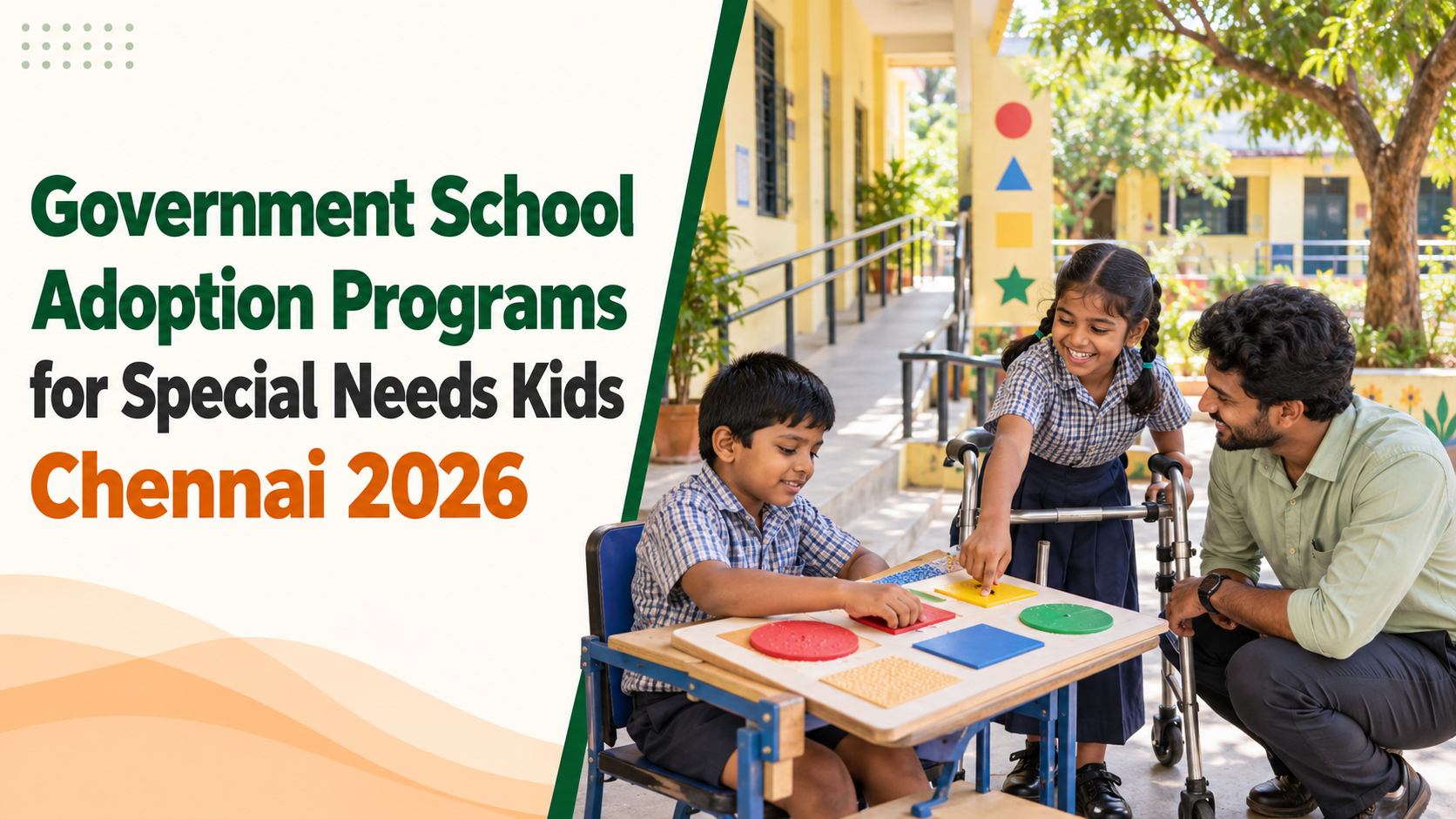 Government School Adoption Programs for Special Needs Kids Chennai 2026