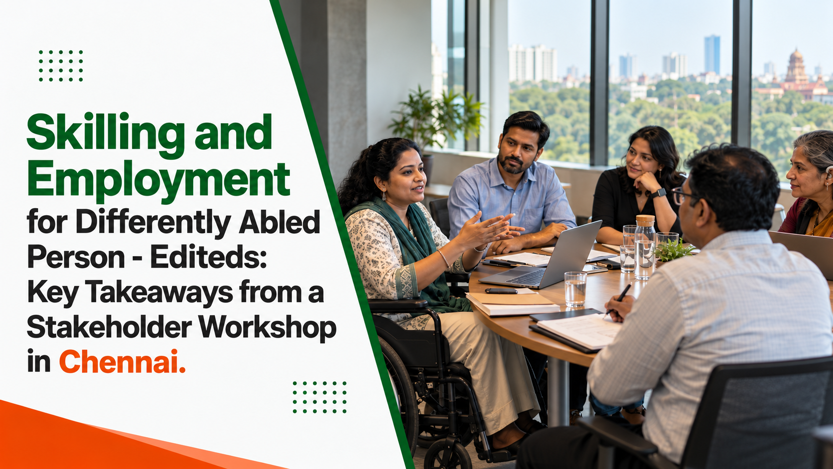Skilling and Employment for Differently Abled Person - Editeds: Key Takeaways from a Stakeholder Workshop in Chennai