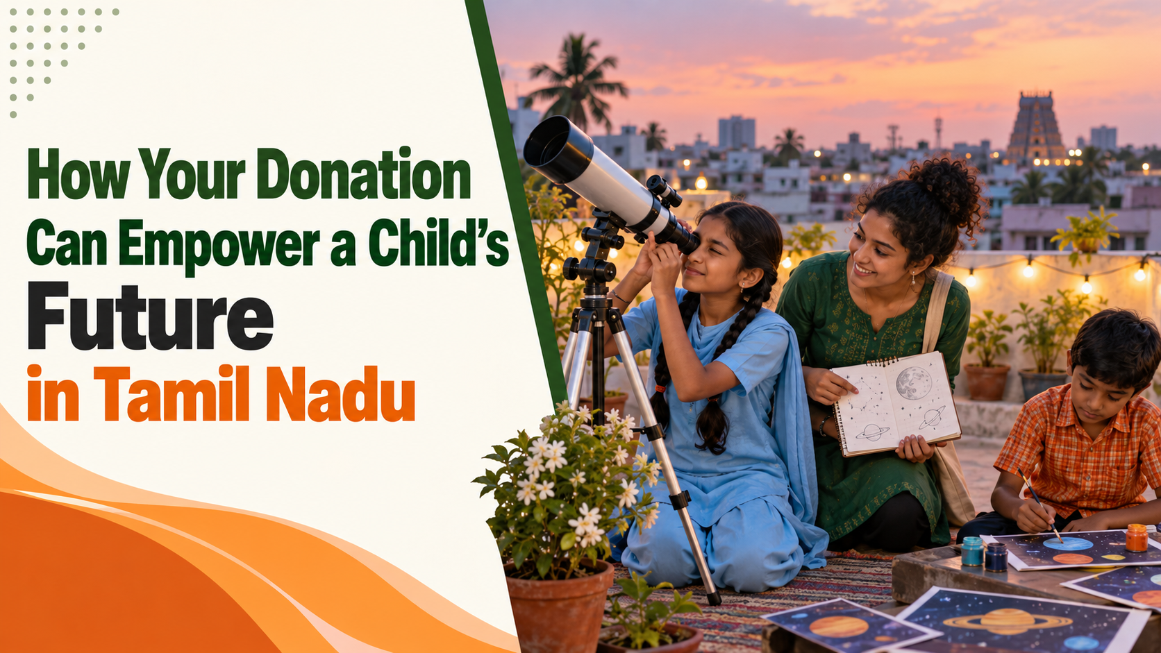 How Your Donation Can Empower a Child's Future in Tamil Nadu